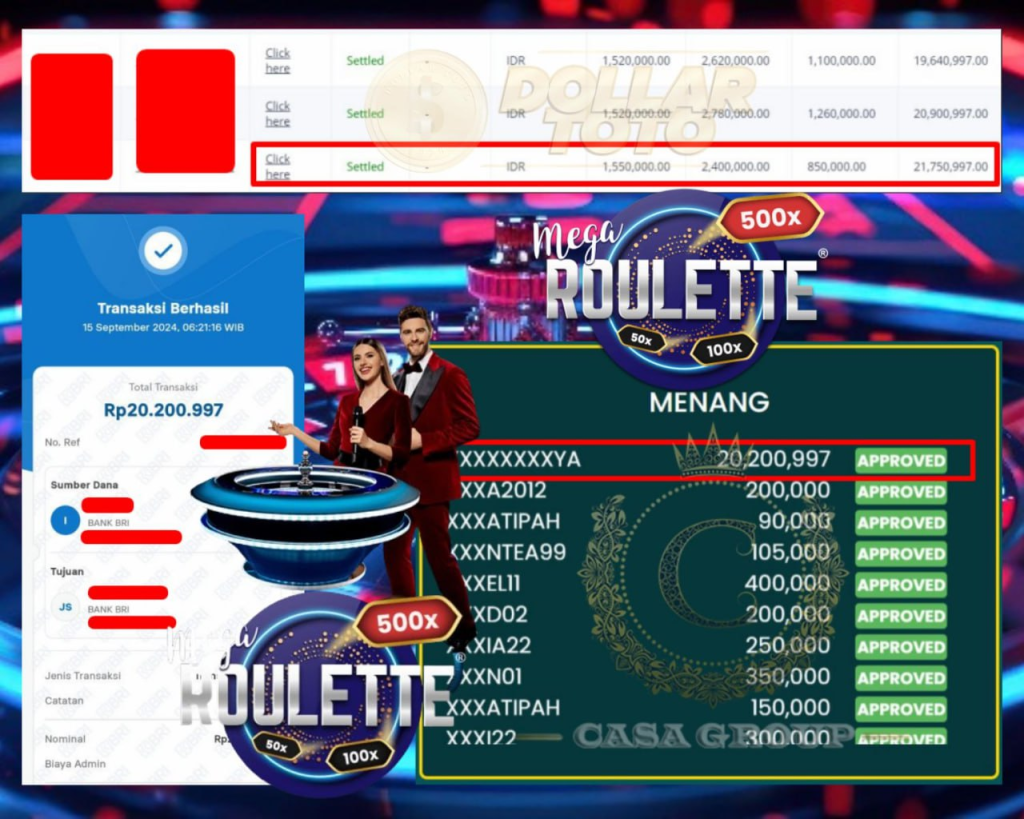 WIN ROULETTE DI DOLLARTOTO