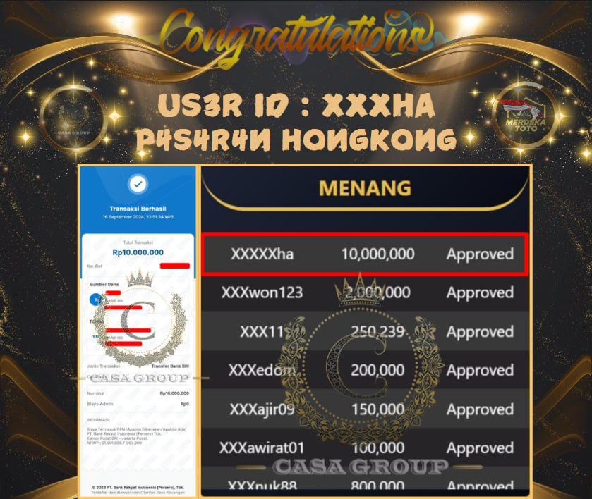 JACKPOT LAGI DI PASARAN HONGKONG SITUS MERDEKATOTO LUNAS 10 JUTA