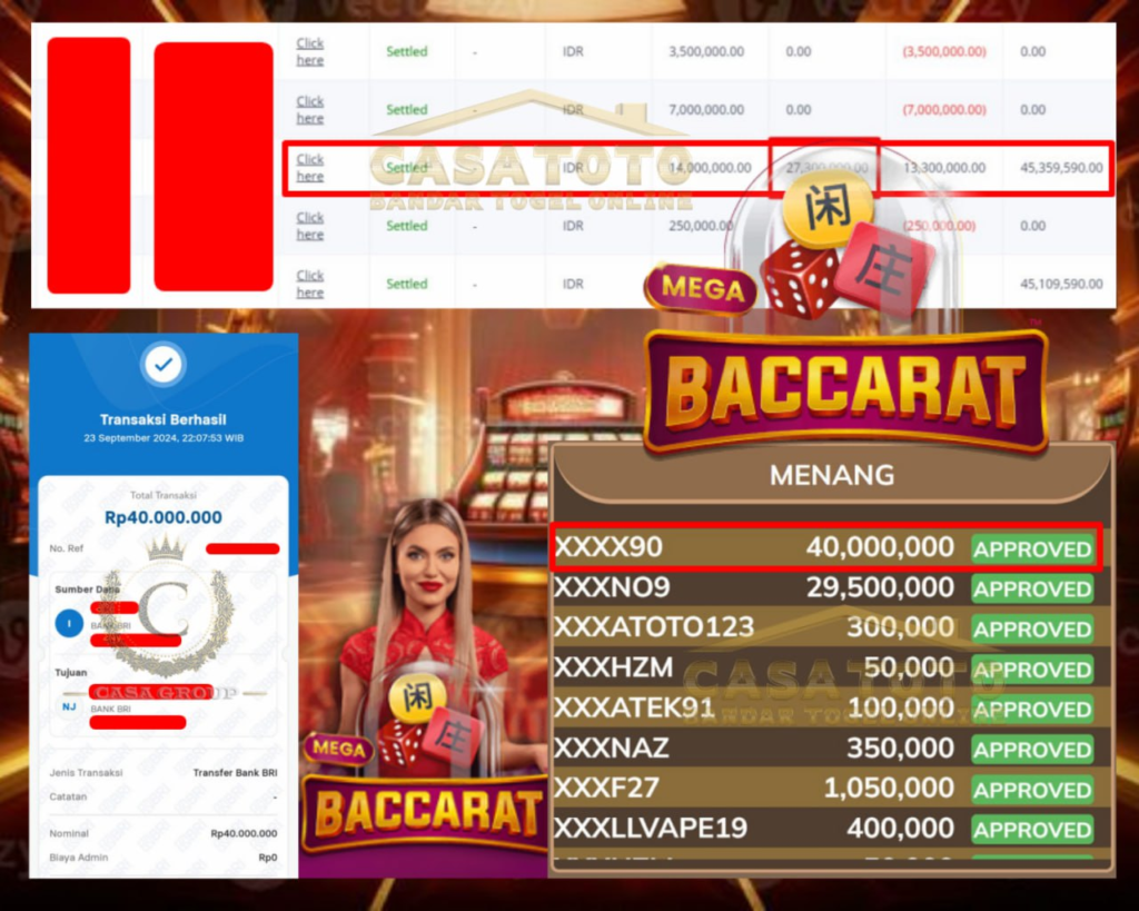 MENANG BACCARAT DI SITUS CASATOTO 40 JUTA