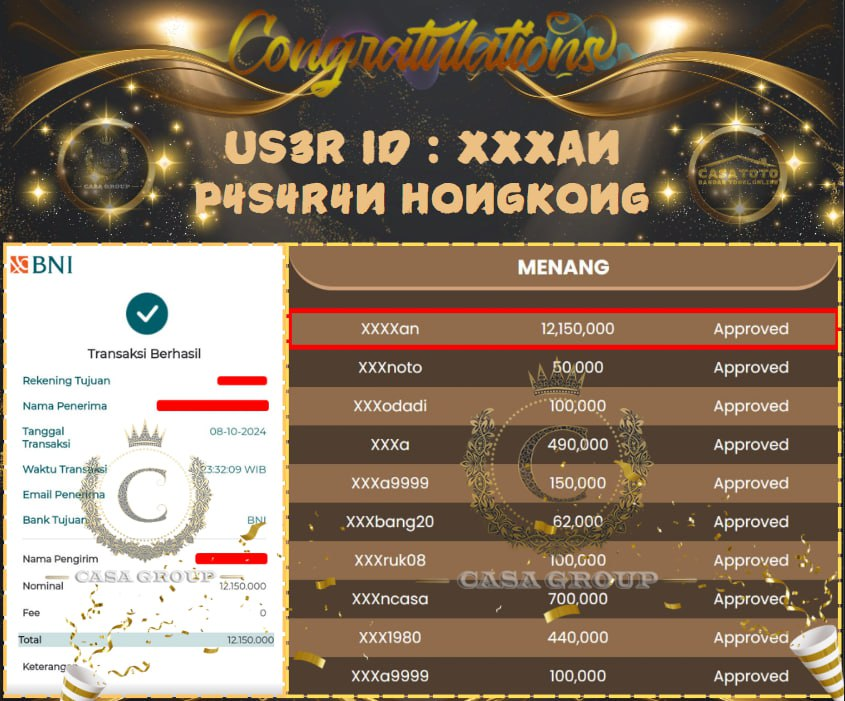 JACKPOT PASARAN HONGKONG DI SITUS CASATOTO