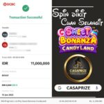 SELAMAT UNTUK PEMENANG SWEET BONANZA CANDY LAND YANG BAWA PULANG 11 JUTA DI CASAPRIZE!!