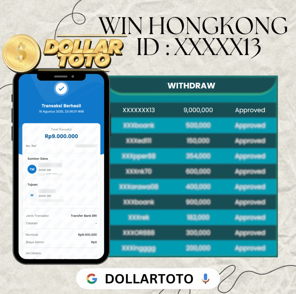 MEMBER DOLLARTOTO JACKPOT DI PASARAN HONGKONG