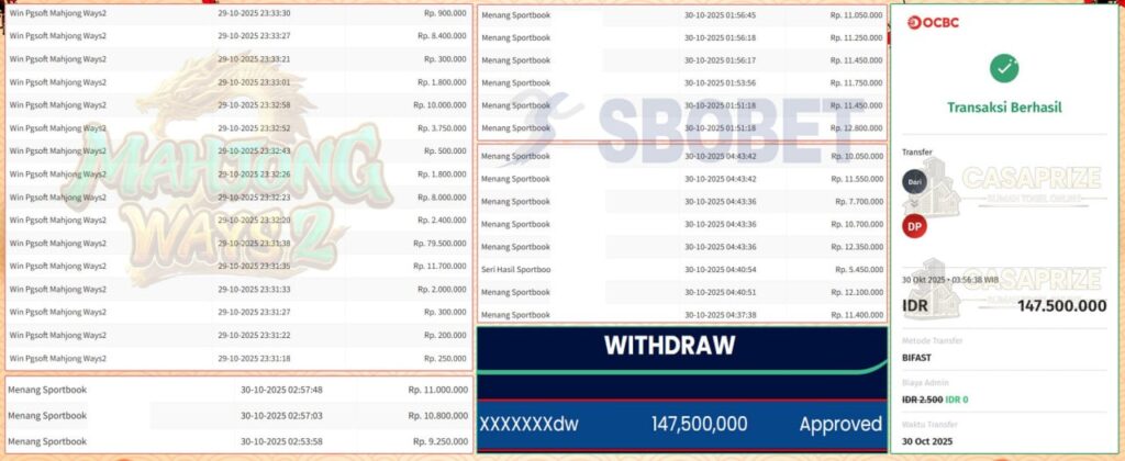 GANASNYA NAGA DAN DERASNYA TENDANGAN CUAN DI CASAPRIZE!! KEMENANGAN GANDA BERHASIL DI DAPAT SEBESAR 147JT!!