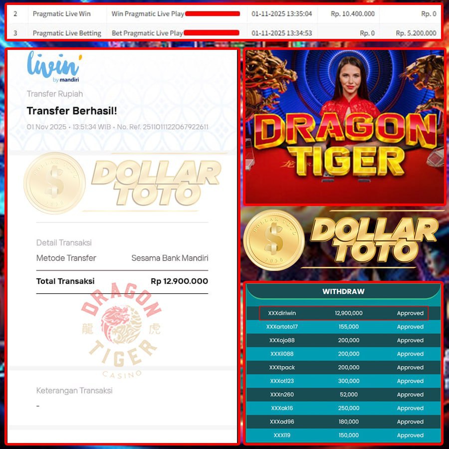 DOLLARTOTO HOKI TERUSS BAWA PULANG CUAN SEBESAR 12 JT !