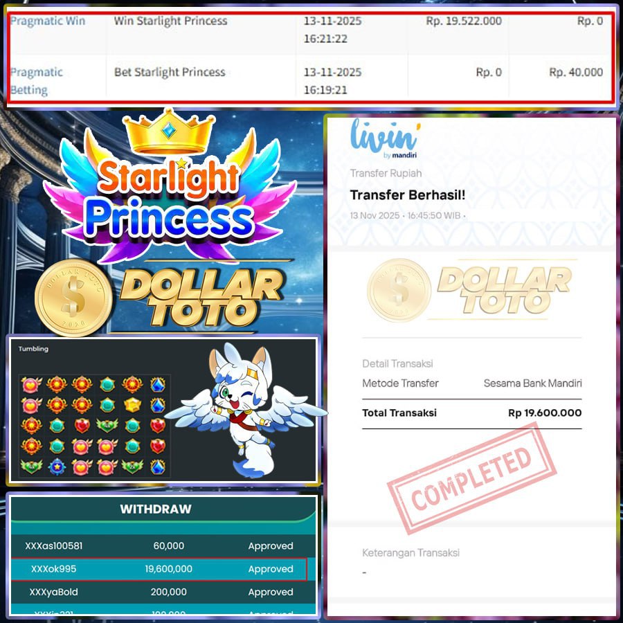INCESS GACOR LAGI BOSKU BAWA PULANG CUAN SEBESAR 19 JT DI DOLLARTOTO!