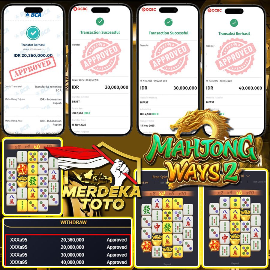 BAWA HOKI SEBESAR 110 JT DI MERDEKATOTO WIN DI MAHJONG WAYS 2 BOSKU !